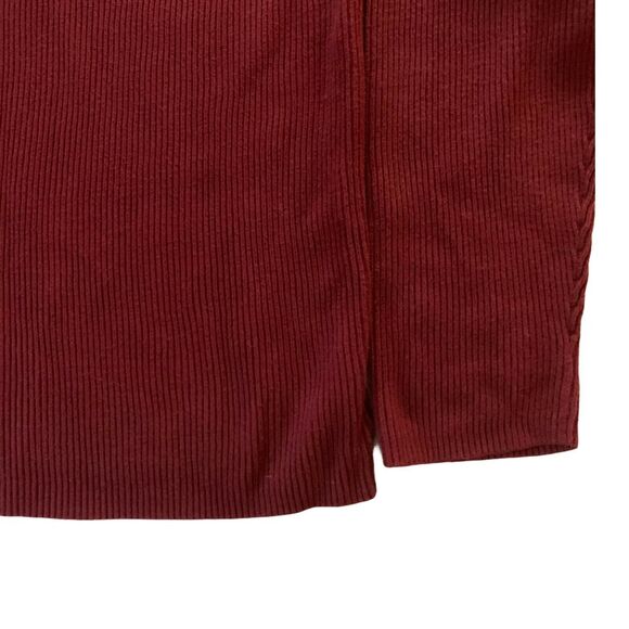 GAP Men's Sweatshirt Top Knit XL Burgundy Crewneck Long Sleeve Casual Comfort - Picture 7 of 9